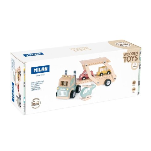 Zabawka edukacyjna Auto z lawetą Milan (660525)