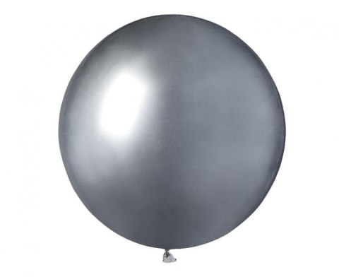 Balon gumowy shiny 25szt. srebrny 19cal Godan (GB150/89)