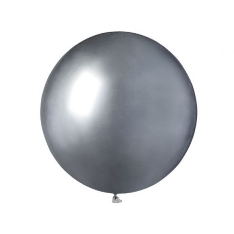 Balon gumowy shiny 25szt. srebrny 19cal Godan (GB150/89)