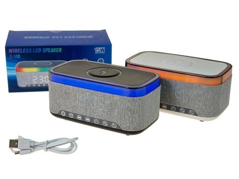 Głośnik z zegarem, 15 W, radio, budzik Adar (621206)