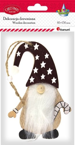 Ozdoba drewniana Craft-Fun Series Skrzat XMAS Titanum (22HY1248)