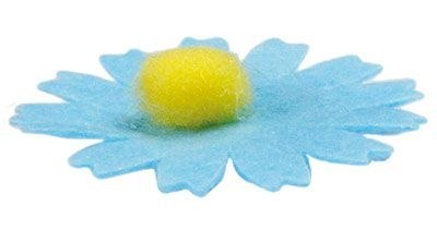 Ozdoba filcowa Craft-Fun Series kwiaty samoprzylepna Titanum (7534B)