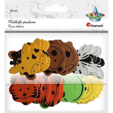 Ozdoba piankowa Craft-Fun Series głowy zwierząt safari Titanum (16042)