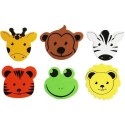 Ozdoba piankowa Craft-Fun Series głowy zwierząt safari Titanum (16042)
