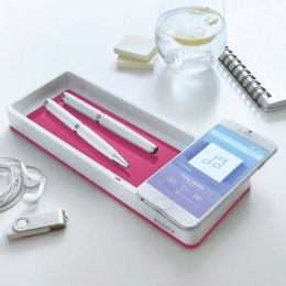 Pojemnik na długopisy WOW DUO różowy polistyren PS Leitz (53651023)