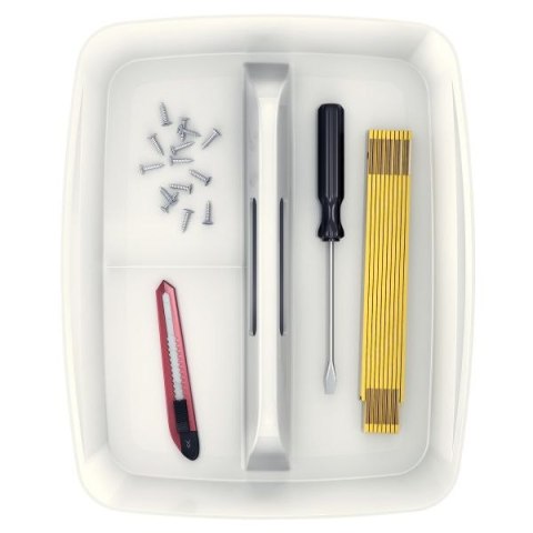 Przybornik na biurko my box organizer duży z uchwytem biały plastik Leitz (53220001)