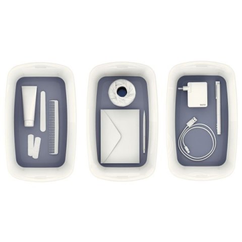 Pudło archiwizacyjne my box mały biało-szary [mm:] 318x128x 191 Leitz (52291001)