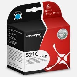Tusz (cartridge) alternatywny Canon CLI521C cyan 9ml Asarto (AS-C521C)