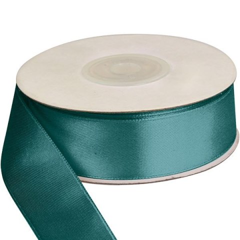 Wstążka Craft-Fun Series satynowa 25x25 [mm x m] zielony butelkowy Titanum (25/25/127)