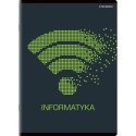 Brulion tematyczny informatyka A5 80k. 70g krata Top 2000 (400132321)