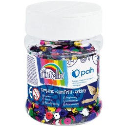 Cekiny kółko łamane mix 80g Fiorello (GR-C80-7)