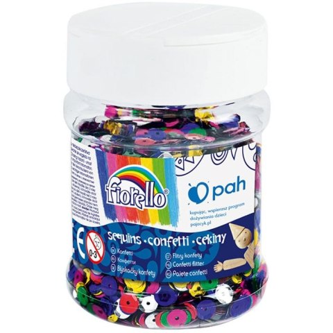 Cekiny kółko łamane mix 80g Fiorello (GR-C80-7)