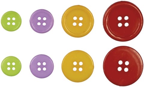 Guziki Craft-Fun Series mix 30 szt Titanum