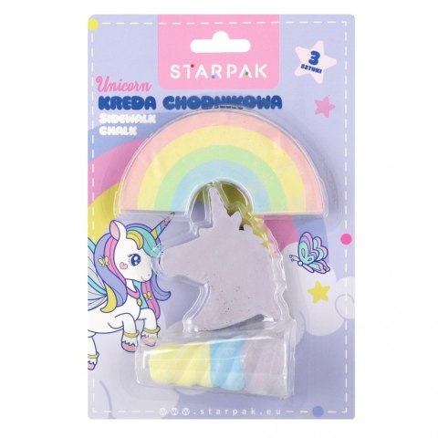 Kreda chodnikowa Unicorn różne Starpak (561879) 6 sztuk