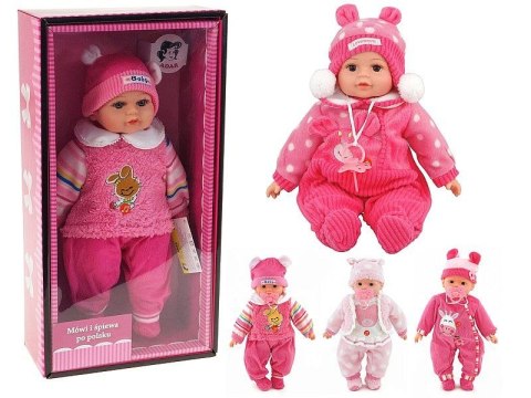 Lalka bobas z polskim głosem, śpiewa i mówi po polsku; BOX [mm:] 350 Adar (627086)