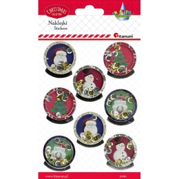 Naklejki świąteczne Craft-Fun Series kule cekinowe Titanum (57781)