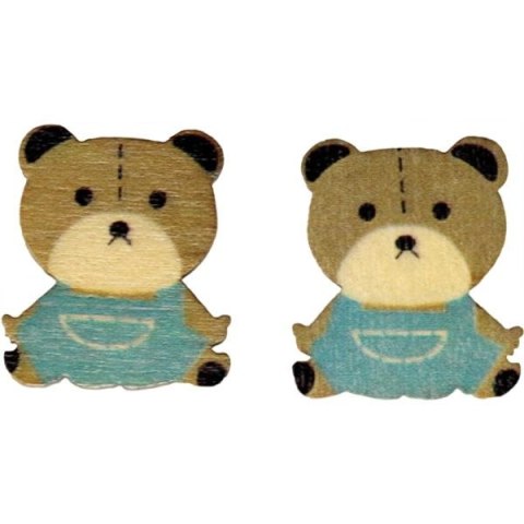 Ozdoba drewniana Craft-Fun Series miś Titanum (WDC545)