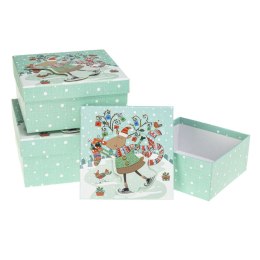 Pudełko na prezent Rozette (PUBN-22042-KW-3D set 3pcs)