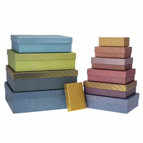 Pudełko na prezent Rozette (PUG-23205-PR-HS set 10 pc)