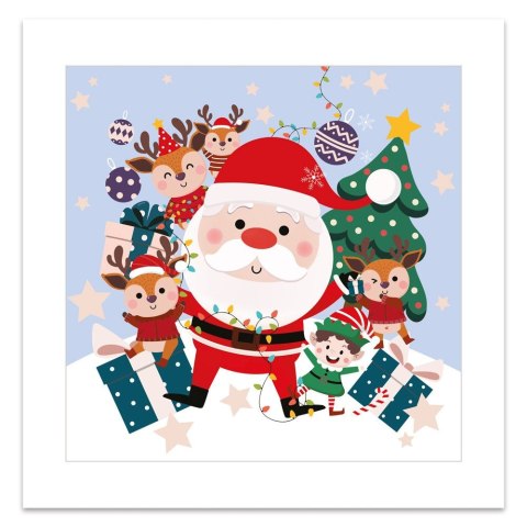 Puzzle Boże Narodzenie w ramce 49 el. Interdruk (SANTA)
