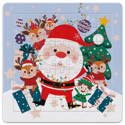 Puzzle Boże Narodzenie w ramce 49 el. Interdruk (SANTA)