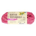 Rafia rafia naturalna dojrzała róża dojrzała róza 50g Gdd (FO 90-29)