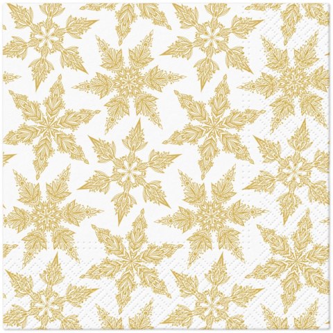 Serwetki Lunch BN Gold Winter mix nadruk papier Paw (SDL241300)