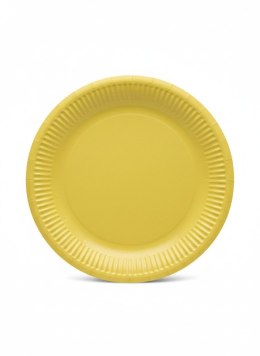 Talerz jednorazowy gold papier śr. 230mm 8 szt Paw (PPL8000709)