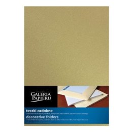 Teczka ofertowa ozdobna millenium złoty A4 kolor: ZŁOTY Galeria Papieru (221726)