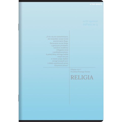 Zeszyt tematyczny religia A5 32k. 70g krata Top 2000 (400168988)
