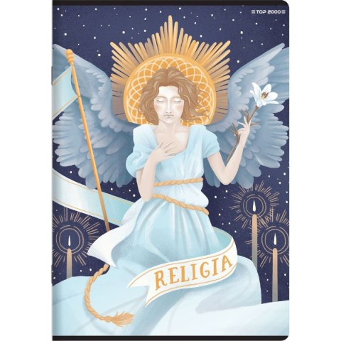 Zeszyt tematyczny religia A5 32k. 70g krata Top 2000 (400168988)
