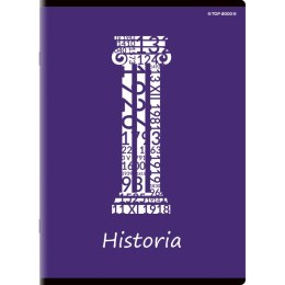 Brulion tematyczny historia A5 80k. 70g krata Top 2000 (400132312)