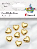 Koraliki kreatywne Craft-Fun Series lustrzane serca Titanum (25BJ033111)