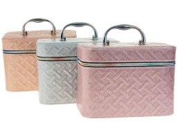 Kuferek L, walizka z lusterkiem, zapinany na zamek Adar (596672)