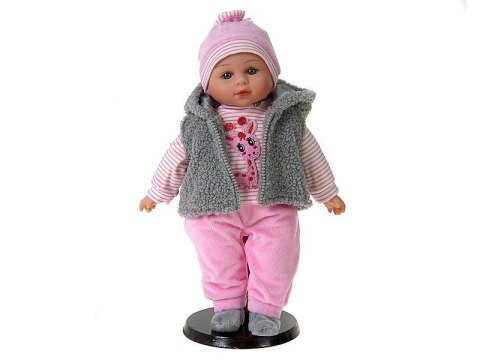 Lalka bobas z polskim dźwiękiem, mówi i śpiewa po polsku; PVC [mm:] 350 Adar (603431)