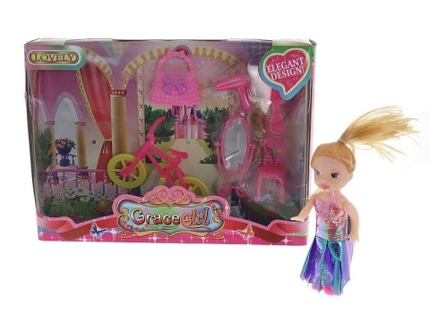 Lalka mini z toaletką [mm:] 90 Adar (537927)