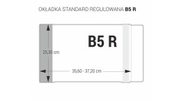 Okładka B5 [mm:] 253x356-372 Biurfol (oz-45)