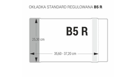 Okładka B5 [mm:] 253x356-372 Biurfol (oz-45)