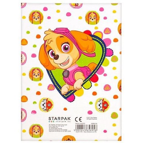 Pamiętnik PAMIETNIK ZAMykany paw patrol [mm:] 170x125 Starpak (393293)