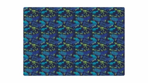 Podkład na biurko nadruk dinozaur granatowe plastik [mm:] 380x560 Biurfol (PSN-04-03)