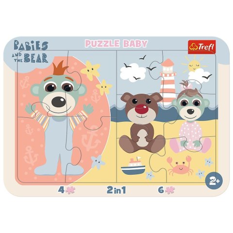 Puzzle Ramkowe Baby Słodkie Bobaski Trefl (80028)