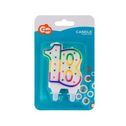 Świeczka urodzinowa KROPECZKI URODZINOWE Godan (PF-SCK18)