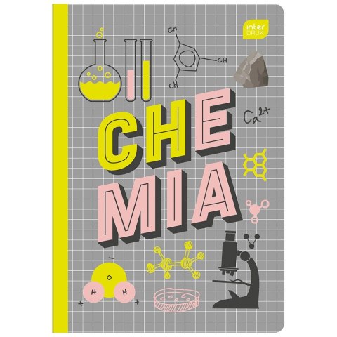 Zeszyt tematyczny CHEMIA A5 60k. 70g krata Interdruk (ZE60CHE#)