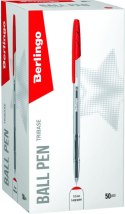 Długopis Tribase wkład czerwony Berlingo (265889)