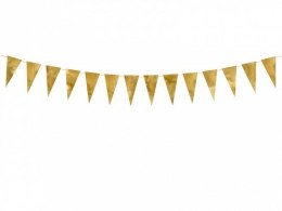 Girlanda flagietki, złoty, 2,15 m Partydeco (FLG13-019M)