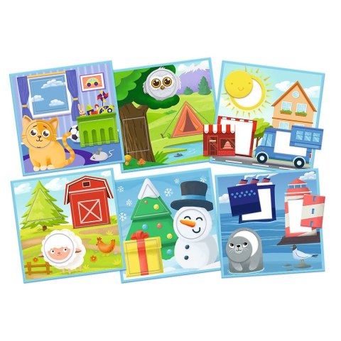 Gra edukacyjna ABC Malucha kolory i ksztaty Trefl (02904)