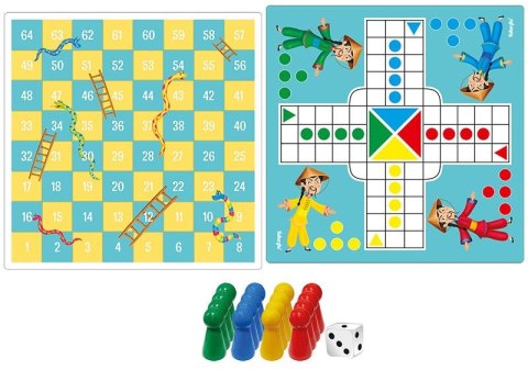 Gra edukacyjna WĘŻE I DRABINY & CHIŃCZYK Kukuryku