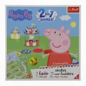 Gra planszowa 2w1 Chińczyk Węże i drabiny Świnka Peppa Trefl (02067)