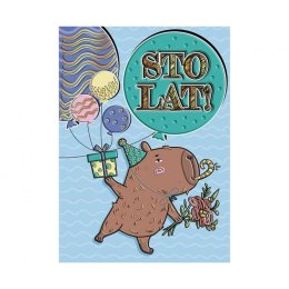 Kartka składana A5 KAPIBARA AKROBATKA A5 Henry (5908451980733)