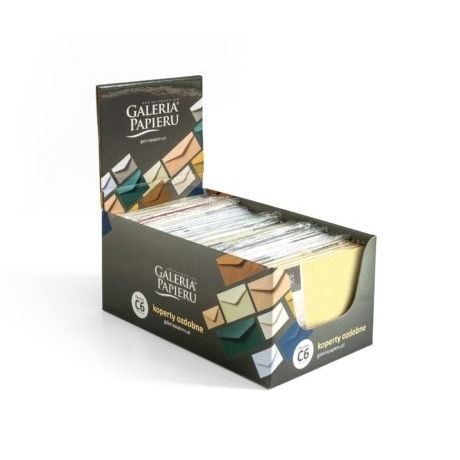 Koperta c6 mix kolorów gładkich Galeria Papieru (283901)